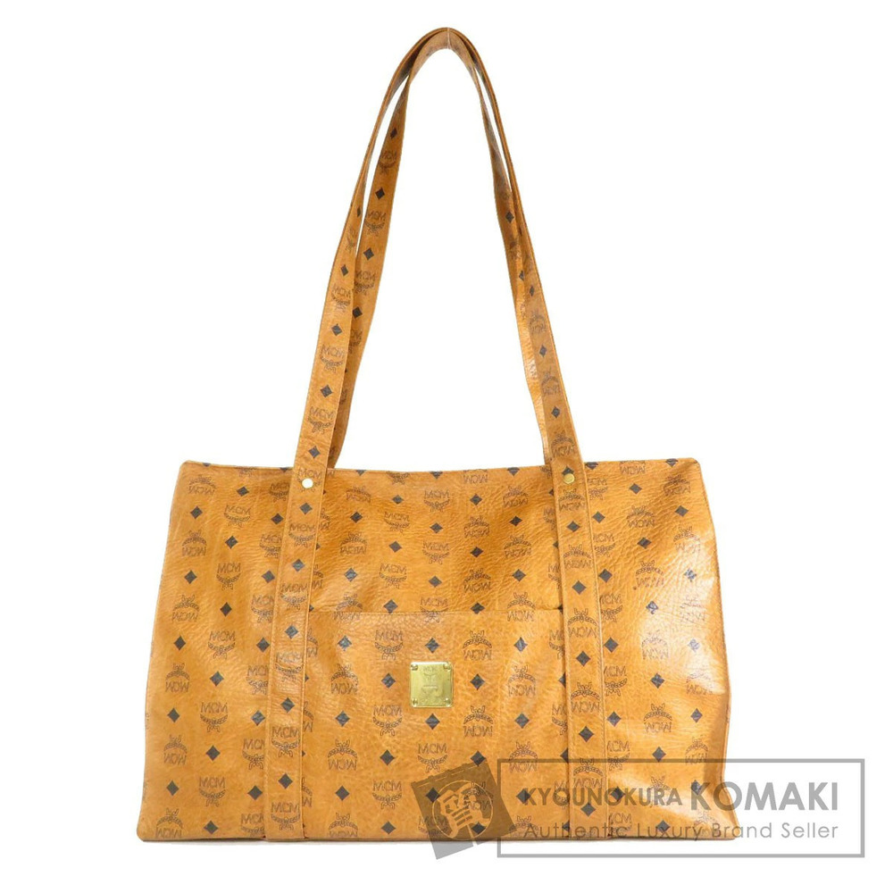 MCM Monogram Tote Bag Leather